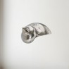 Spiral Pewter Shell Ornament (L)