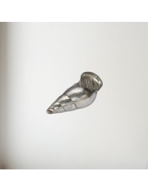 Spiral Pewter Shell Ornament (M)
