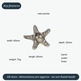 Starfish Shell Ornament