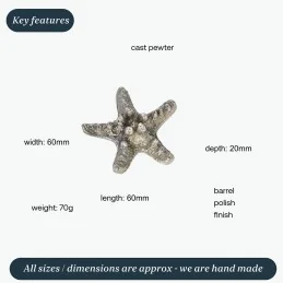 Starfish Shell Ornament