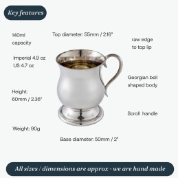 Georgian Baby Pewter Mug