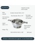 Gem Handle Pewter Quaich
