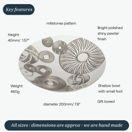 Millstones Pewter Bowl