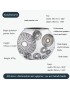 Millstones Pewter Vase