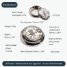Retro Style Pewter Trinket Box
