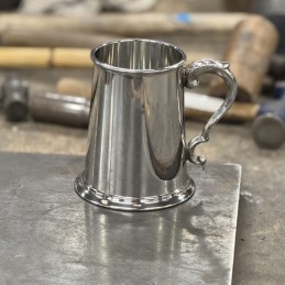 Plain Pewter Tankard - 1 pint