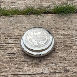 Paisley Pewter Trinket Box