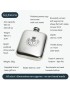 Thistle Stamp Pewter Pocket Flask