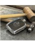 Thistle Stamp Pewter Pocket Flask