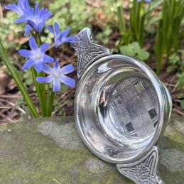 Tartan Pewter Quaich