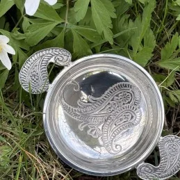 Paisley pewter Quiach - Small