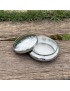 Plain Georgian Pewter Trinket Box