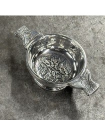Celtic Circle Pewter Quaich - Standard