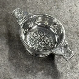 Celtic Circle Pewter Quaich - Standard