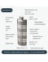 Tartan pewter Purse flask