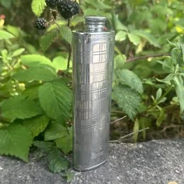 Tartan pewter Purse flask