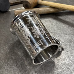 Edinburgh Scene Pewter Tankard – 1 Pint Scottish Collectible Gift