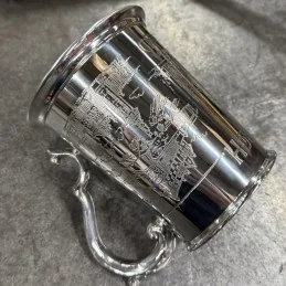 Edinburgh Scene Pewter Tankard – 1 Pint Scottish Collectible Gift
