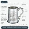 Edinburgh Scene Pewter Tankard – 1 Pint Scottish Collectible Gift