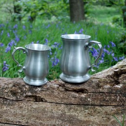 Abbey Bell Tankard – Hand-Cast Heavyweight Pewter Tankard (1 Pint)