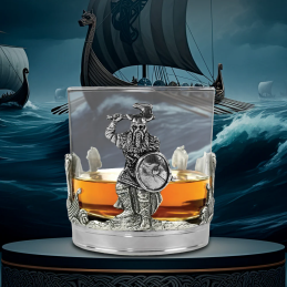 Viking Pewter Whisky Glass
