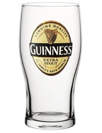Official Guinness Extra Stout Pint Glass 570ml 20oz