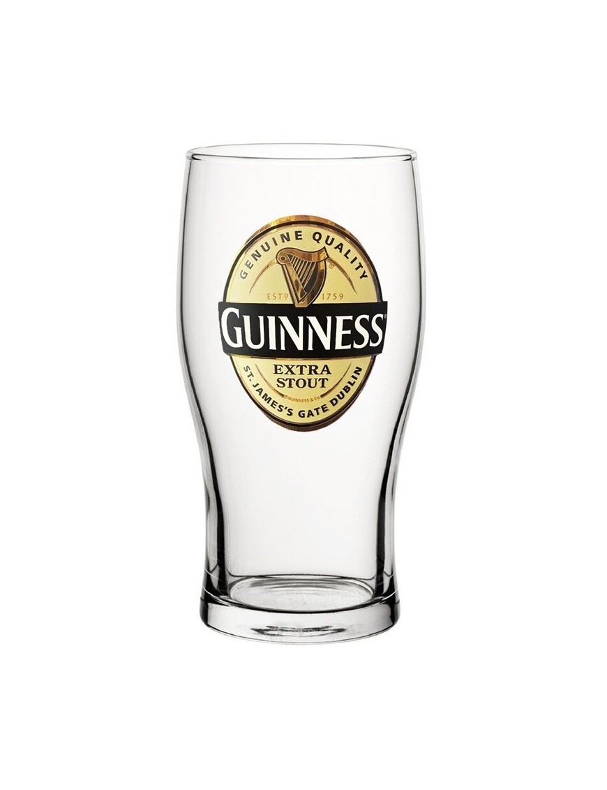 Official Guinness Extra Stout Pint Glass 570ml 20oz