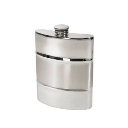 Part Satin Kidney Hip Flask