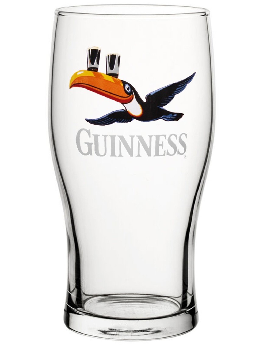 Official Toucan Guinness Pint Glass 570ml 20oz