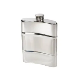 Part Satin Kidney Hip Flask