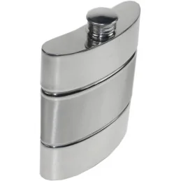 Part Satin Kidney Hip Flask