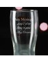 Christmas Toucan Guinness Pint Glass
