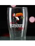 Christmas Toucan Guinness Pint Glass