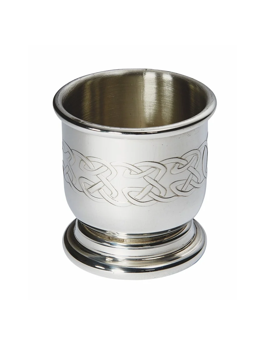 Celtic Pewter Egg Cup and Spoon Set | Pewter World