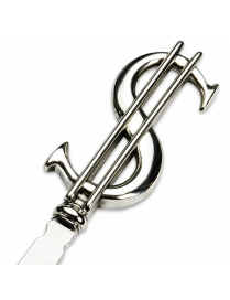 Dollar Sign Pewter Letter Opener | Pewter World
