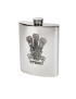 Prince of Wales Feathers Kidney Hip Flask