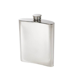 Prince of Wales Feathers Kidney Hip Flask