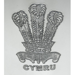 Prince of Wales Feathers Kidney Hip Flask