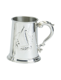 Personalised Sailing Pewter Tankard 1 Pint | Pewter World