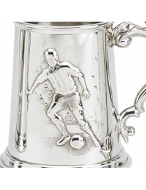 Personalised Football Pewter Tankard 1 Pint | Pewter World
