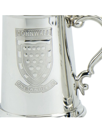 Personalised Cornwall Pewter Tankard 1 Pint | Pewter World