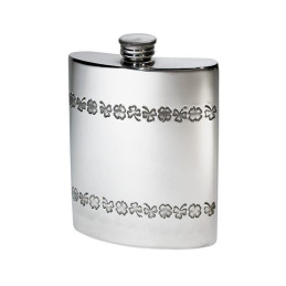 Shamrock Kidney Hip Flask