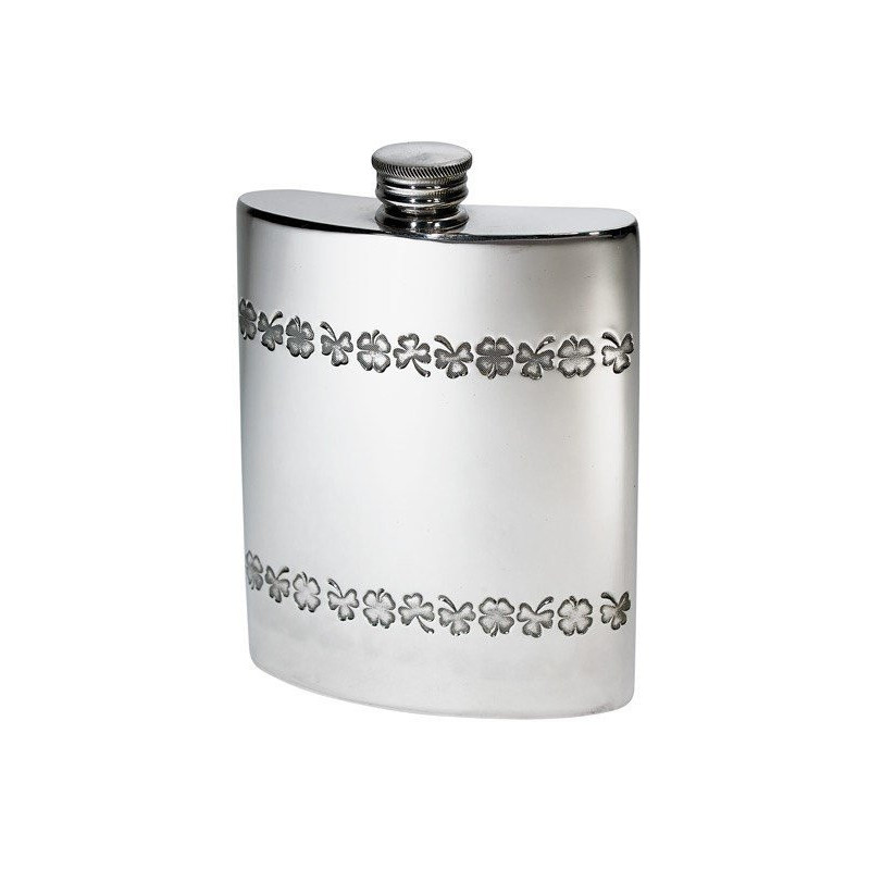 Shamrock Kidney Hip Flask