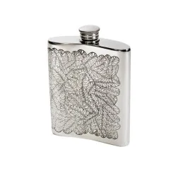 Tiger Leaf Kidney Hip Flask