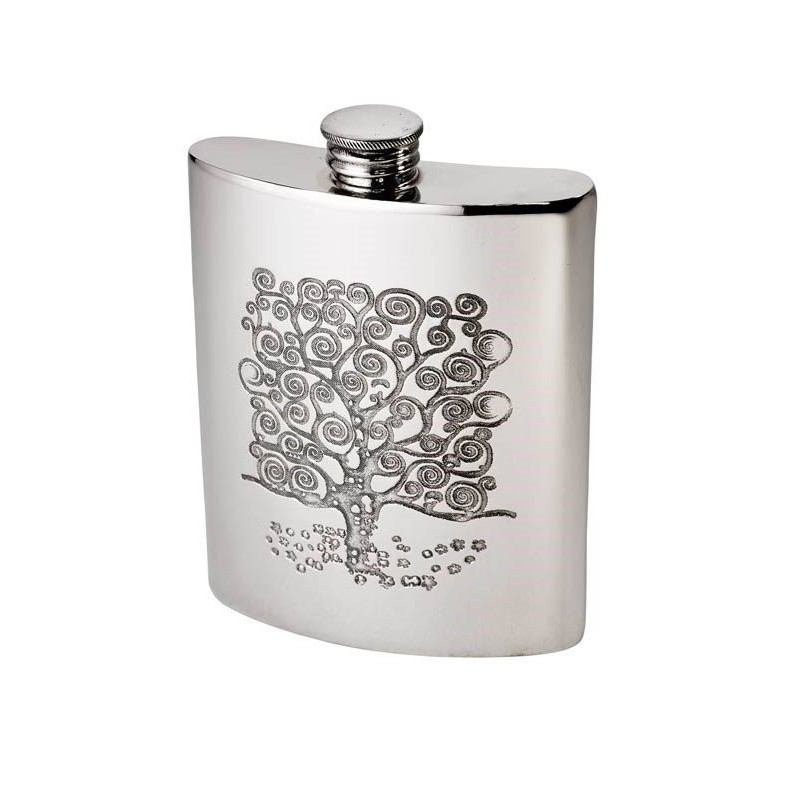 Tree of Life Kidney Hip Flask 6oz