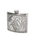 Paisley Style Kidney Hip Flask