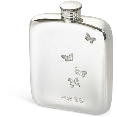 Butterfly Pocket Flask