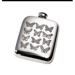 Butterfly Pocket Flask