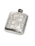 Celtic Spirals Pocket Flask