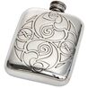 Celtic Spirals Pocket Flask